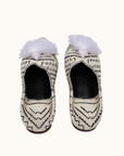 Moroccan Handmade Womens Babouche Slippers with African-Inspired Patterns