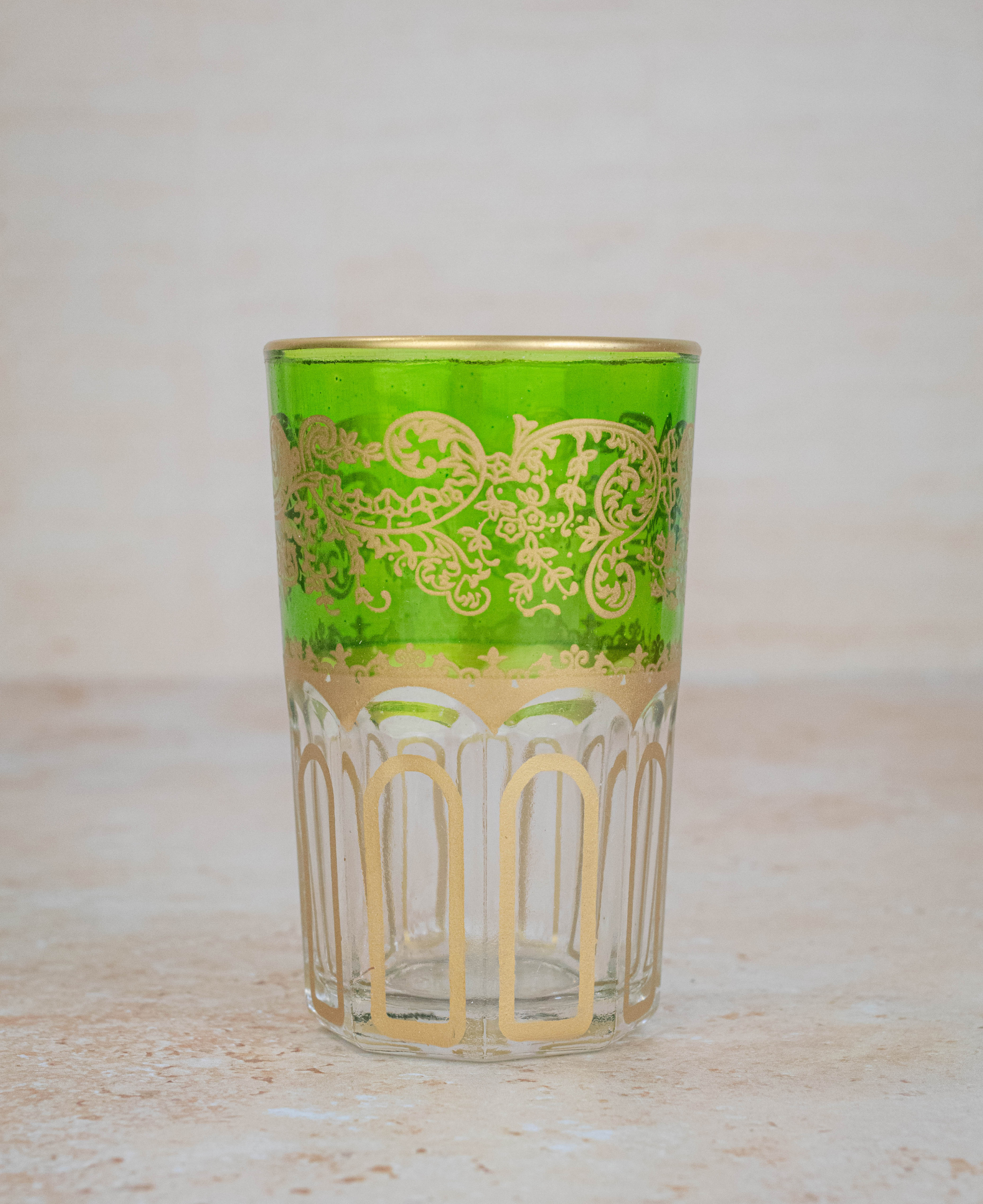 Set of 6 Moroccan Multicoloured Tea Glasses – Perfect for Entertaining