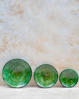 Moroccan Tamegroute Green Dinner Plate