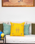 Handmade Moroccan Cactus Silk Cushion Cover 08