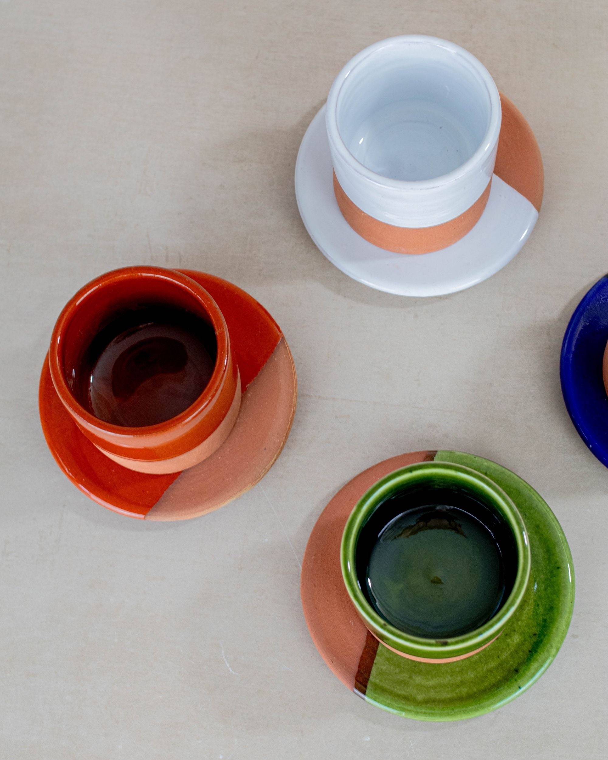 Moroccan Coffee Cup & Saucer
