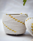 Hand-Woven Moroccan Wool Pot - 029