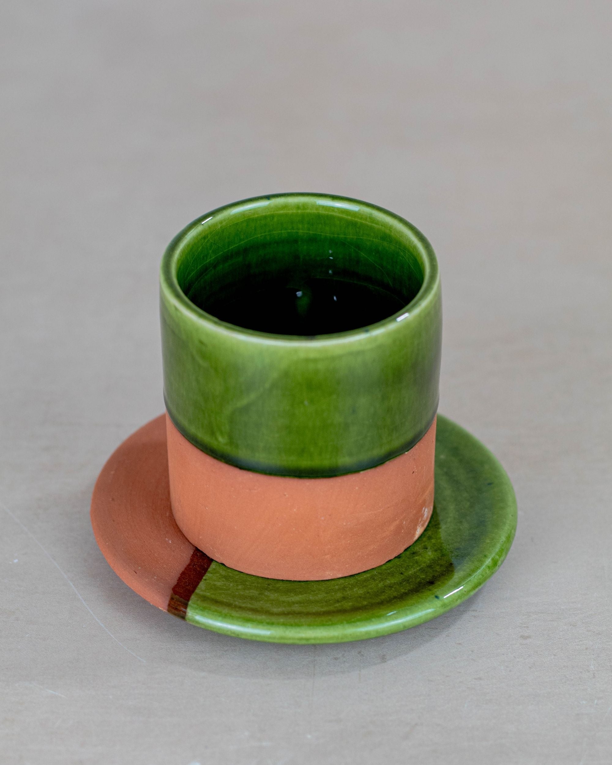 Moroccan Coffee Cup & Saucer