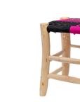 Moroccan Handmade Stool Braided Rope Weaving, 008