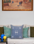Handmade Moroccan Cactus Silk Cushion Cover - 21