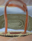 Hand Embroidered Market Basket