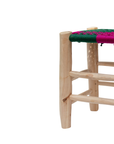 Moroccan Handmade Stool Braided Rope Weaving, 011