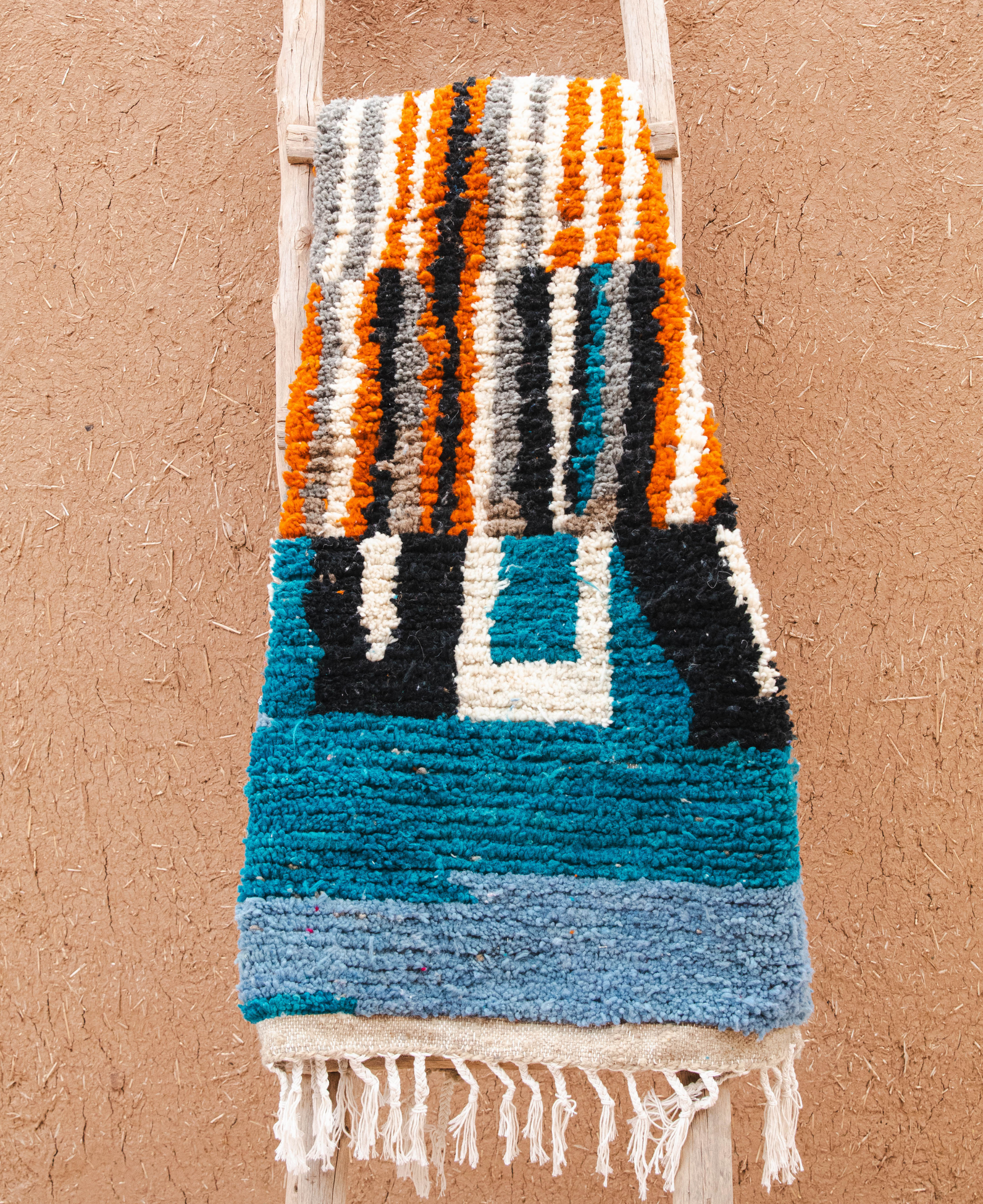 Moroccan Berber Beni Ourain Rug
