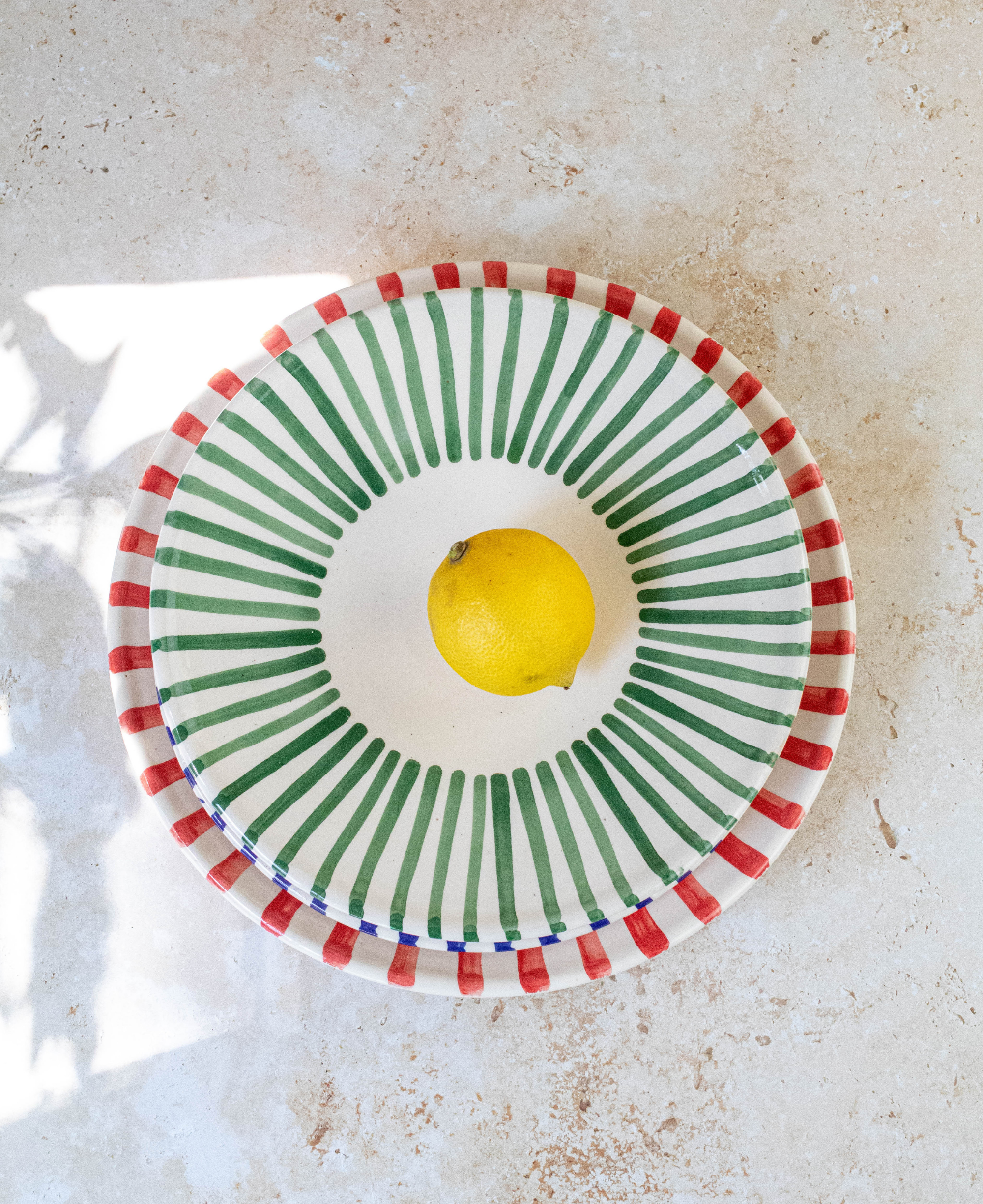 Handmade Moroccan Ceramic Dinnerware Plates