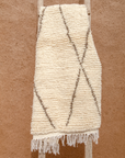 Beni Ourain White Rug