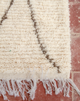 Beni Ourain White Rug