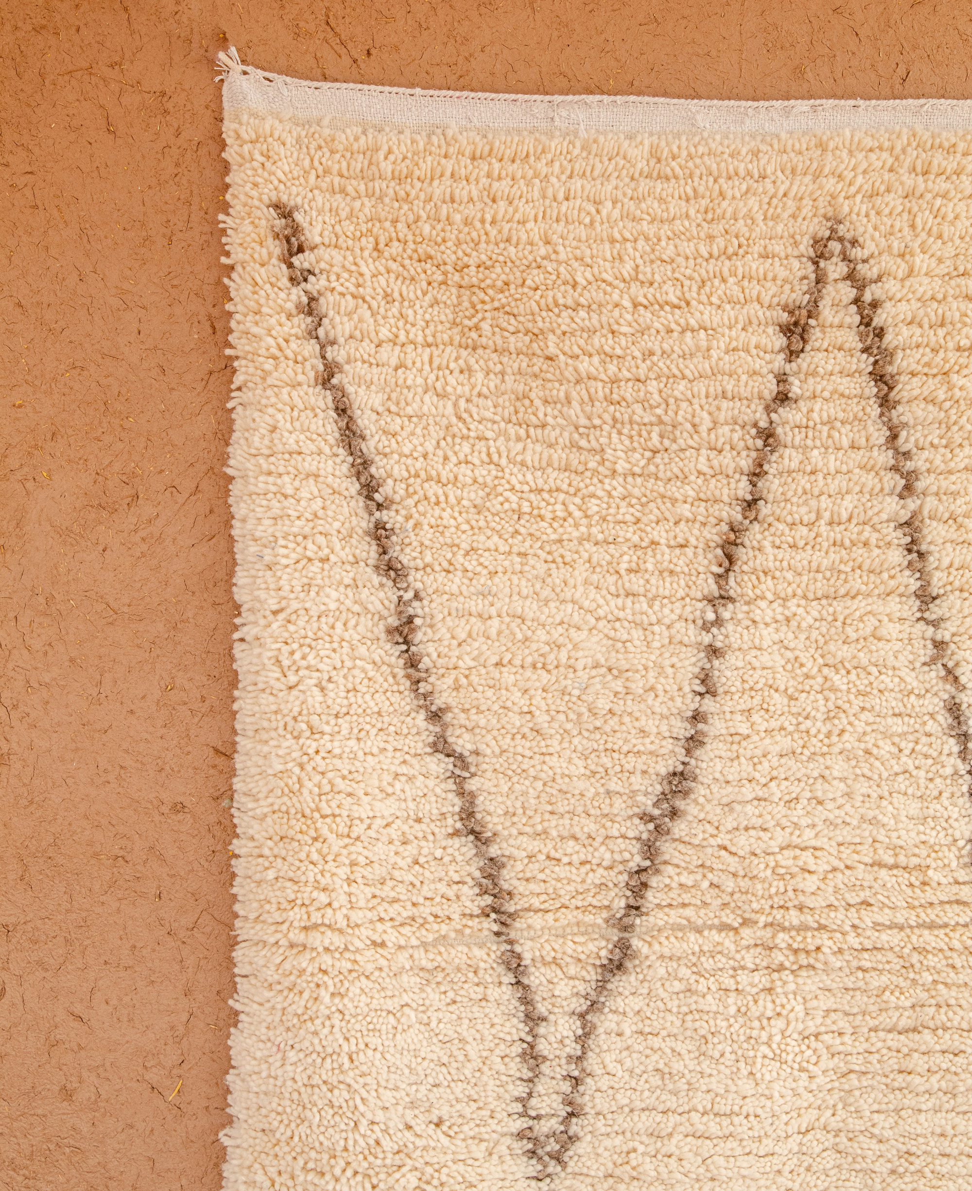 Beni Ourain White Rug