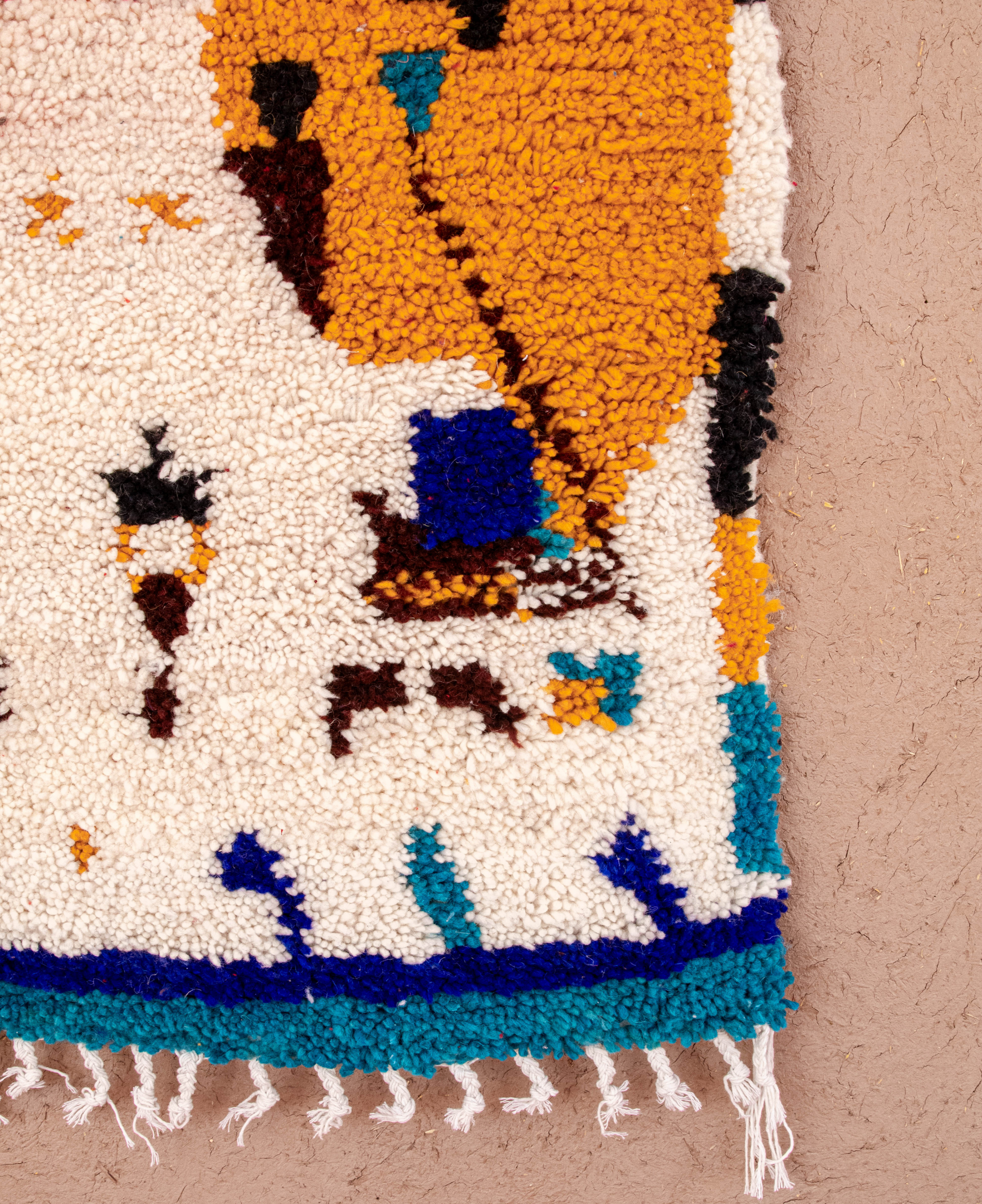 Moroccan Berber Beni Ourain Rug