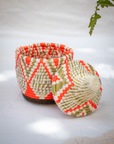 Hand-Woven Moroccan Wool Pot - 031