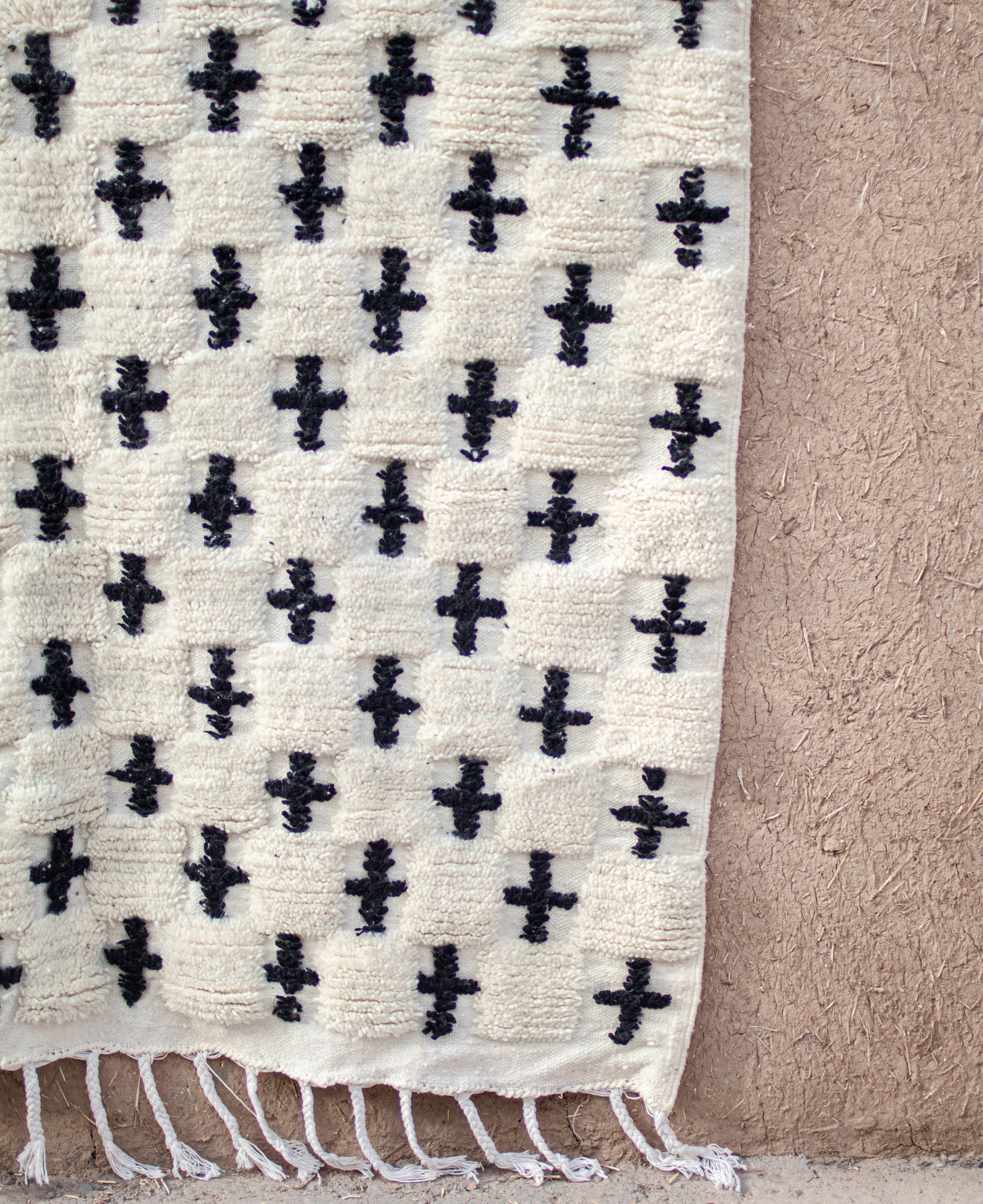 Moroccan Berber Beni Ourain Rug