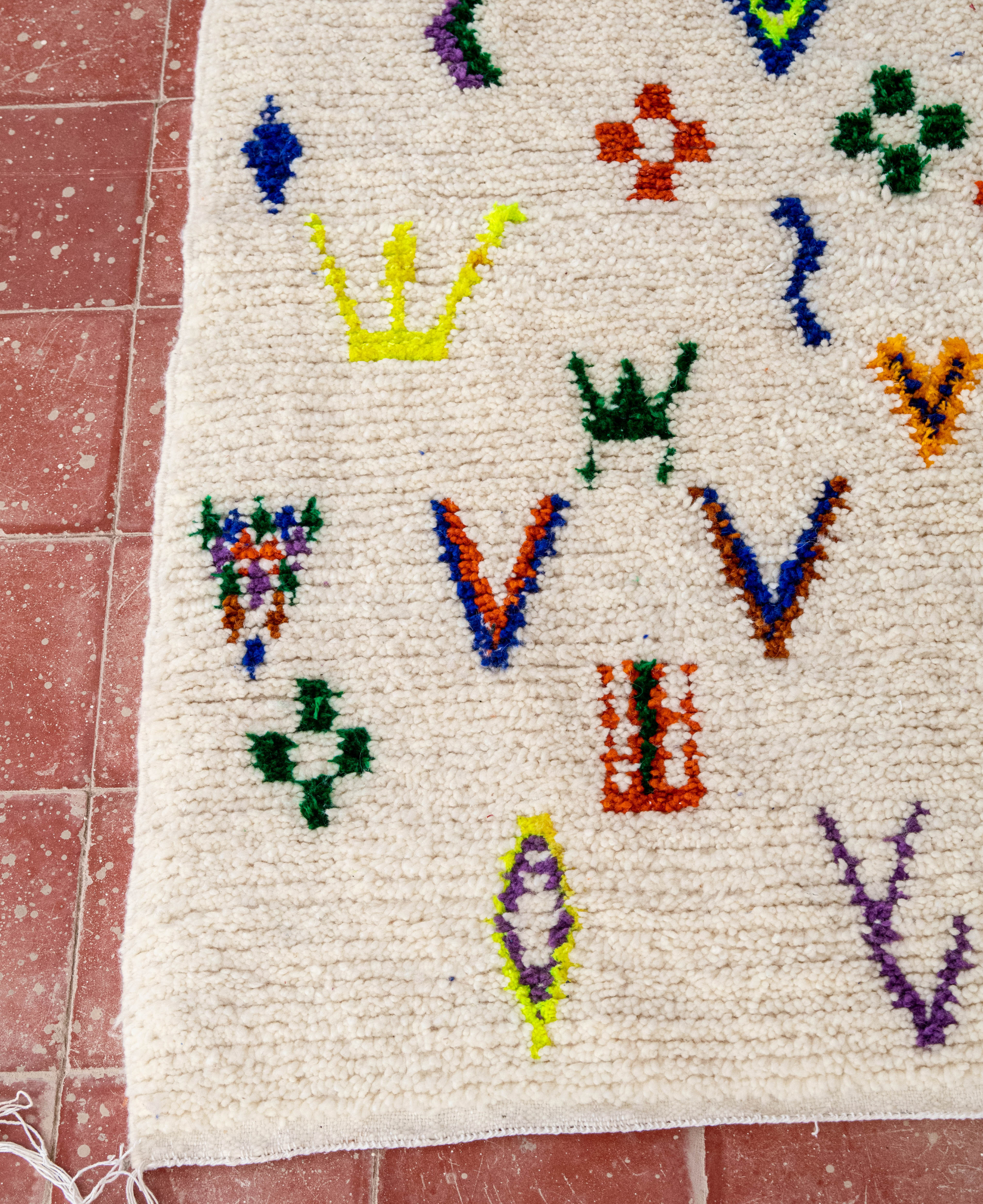 Moroccan Berber Beni Ourain Rug
