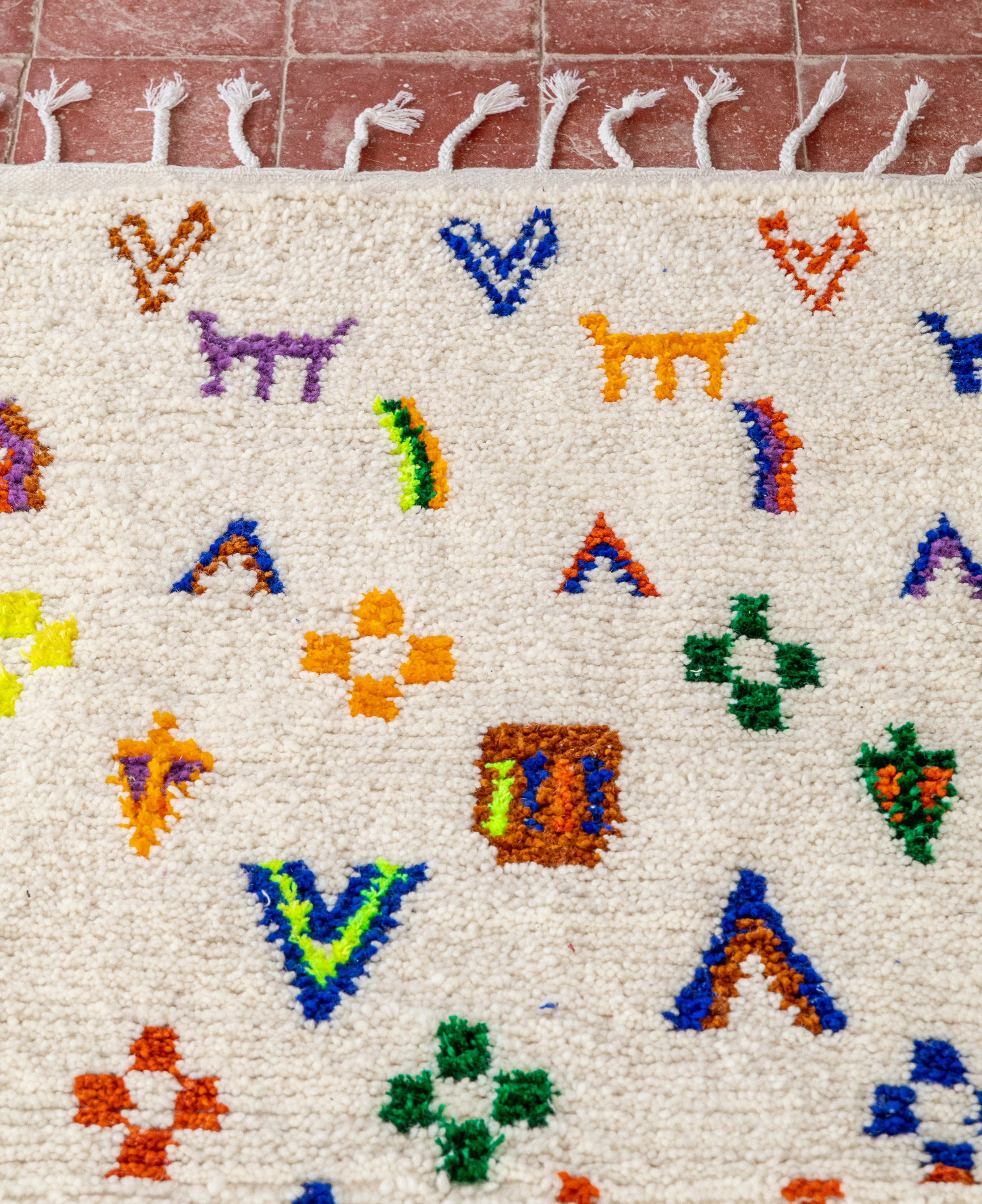 Moroccan Berber Beni Ourain Rug