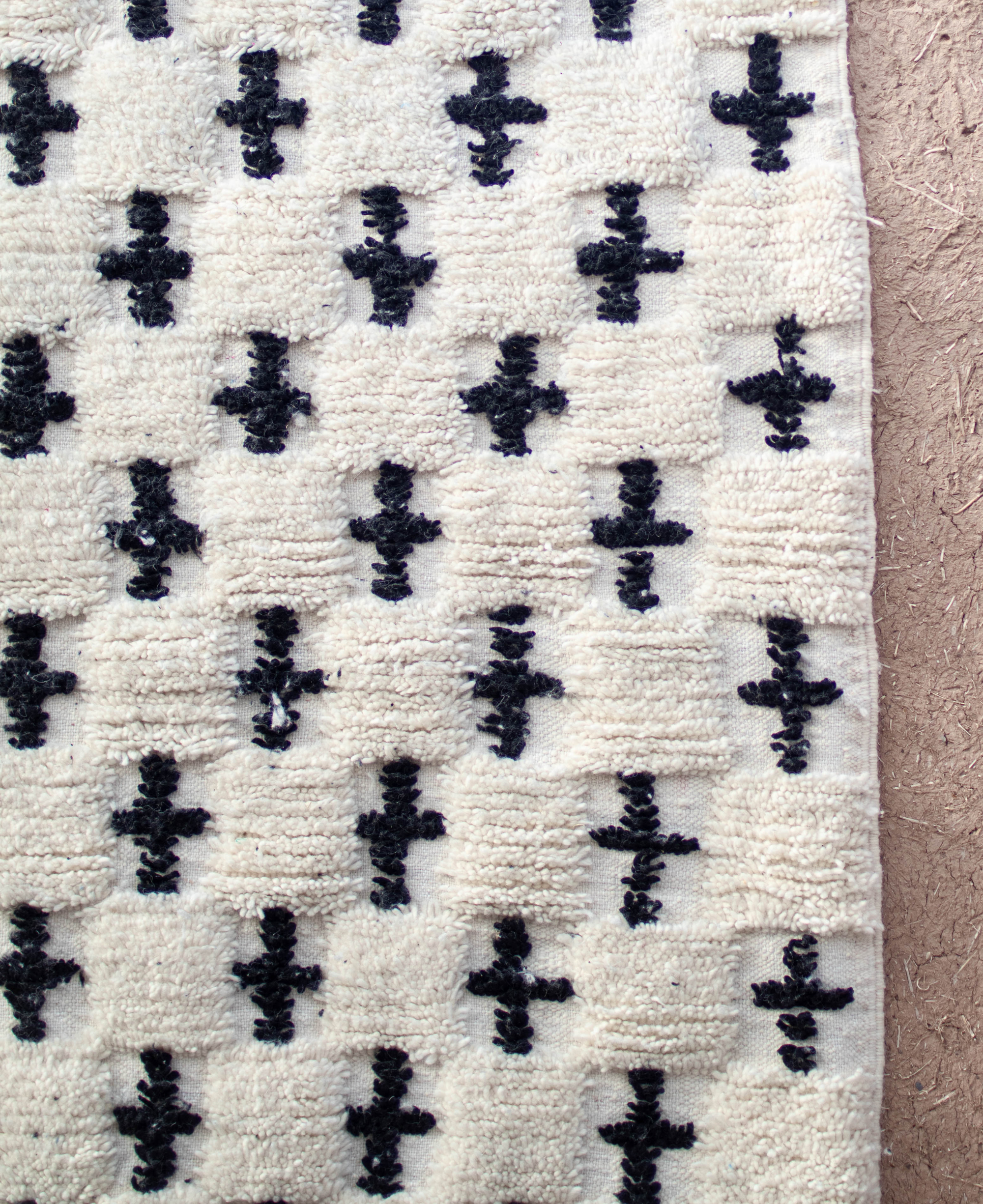 Moroccan Berber Beni Ourain Rug