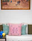 Handmade Moroccan Cactus Silk Cushion Cover - 22
