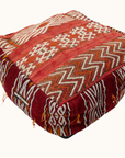 Handmade Moroccan Vintage Floor Cushion Pouf - 06