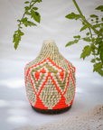 Hand-Woven Moroccan Wool Pot - 031