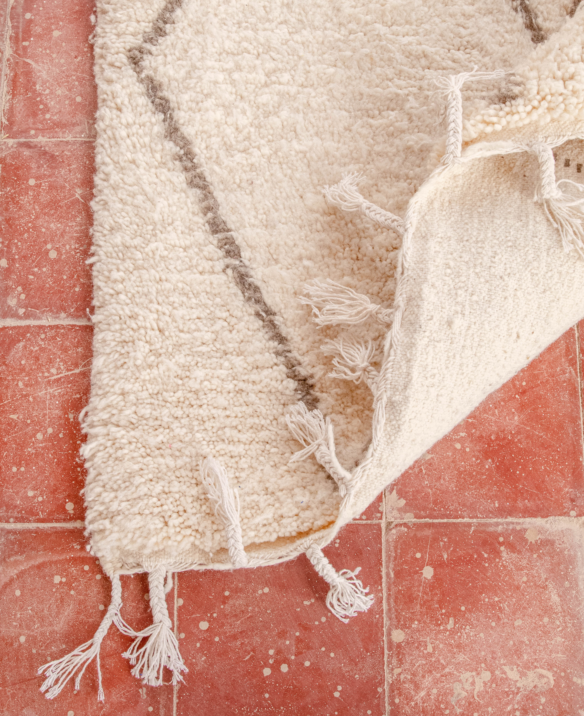 Moroccan Berber Beni Ourain Rug