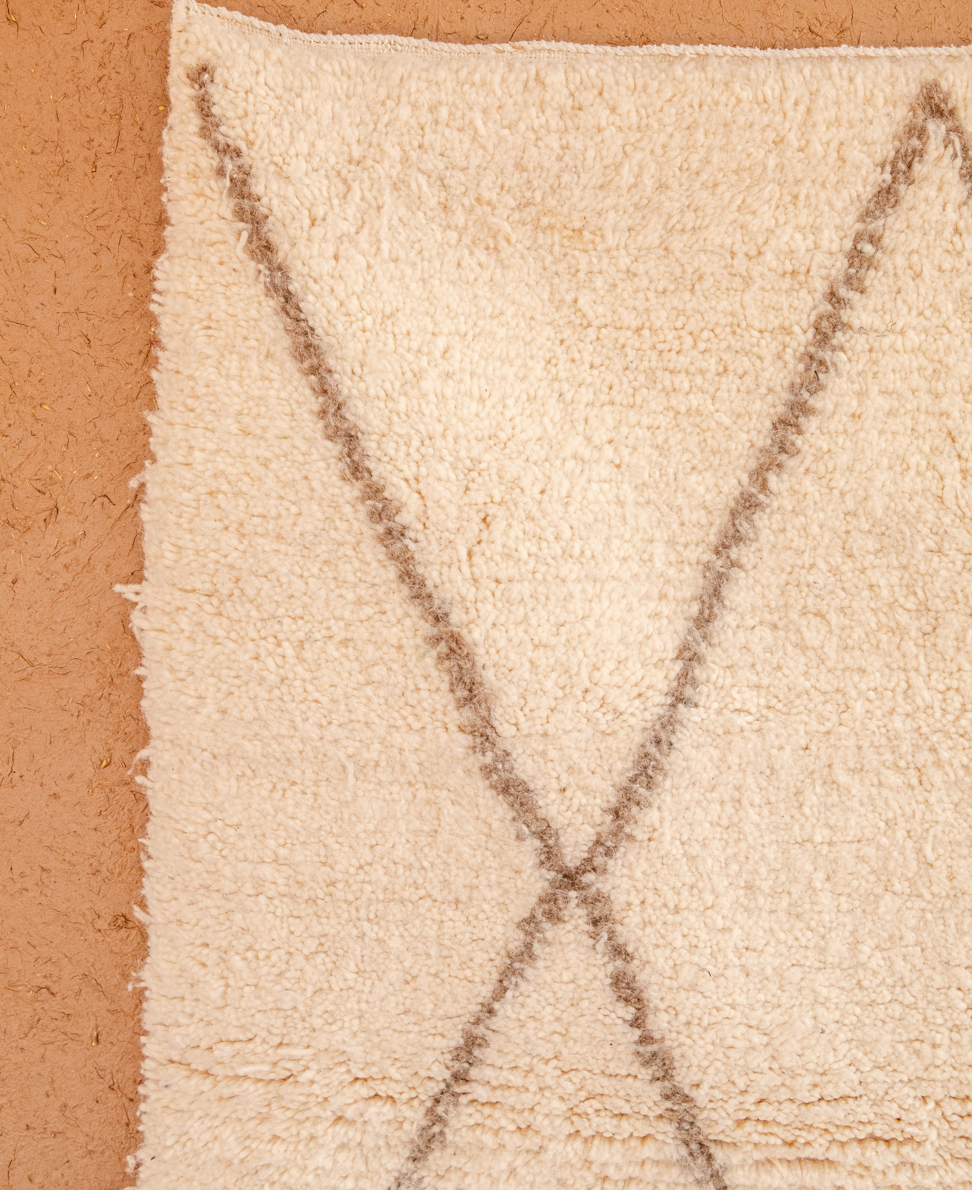 Moroccan Berber Beni Ourain Rug