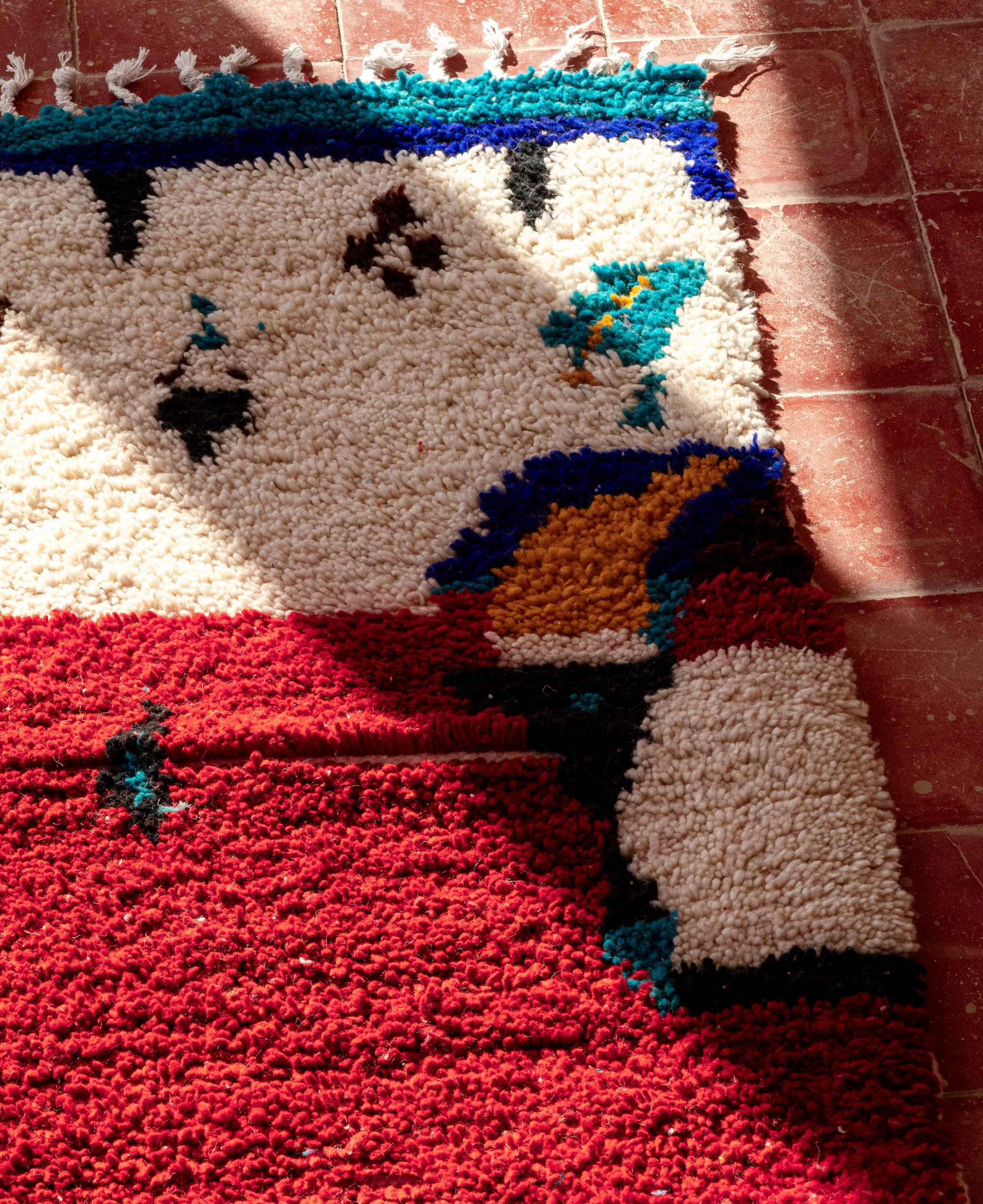 Moroccan Berber Beni Ourain Rug