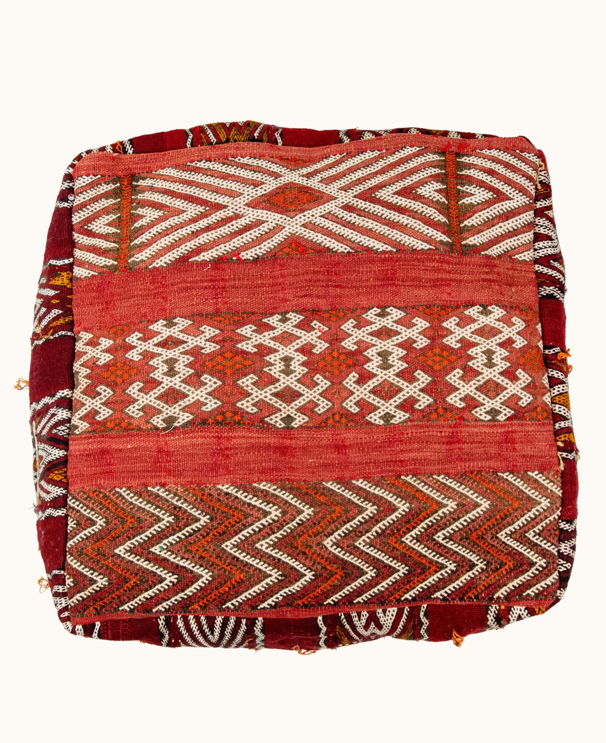 Handmade Moroccan Vintage Floor Cushion Pouf - 06