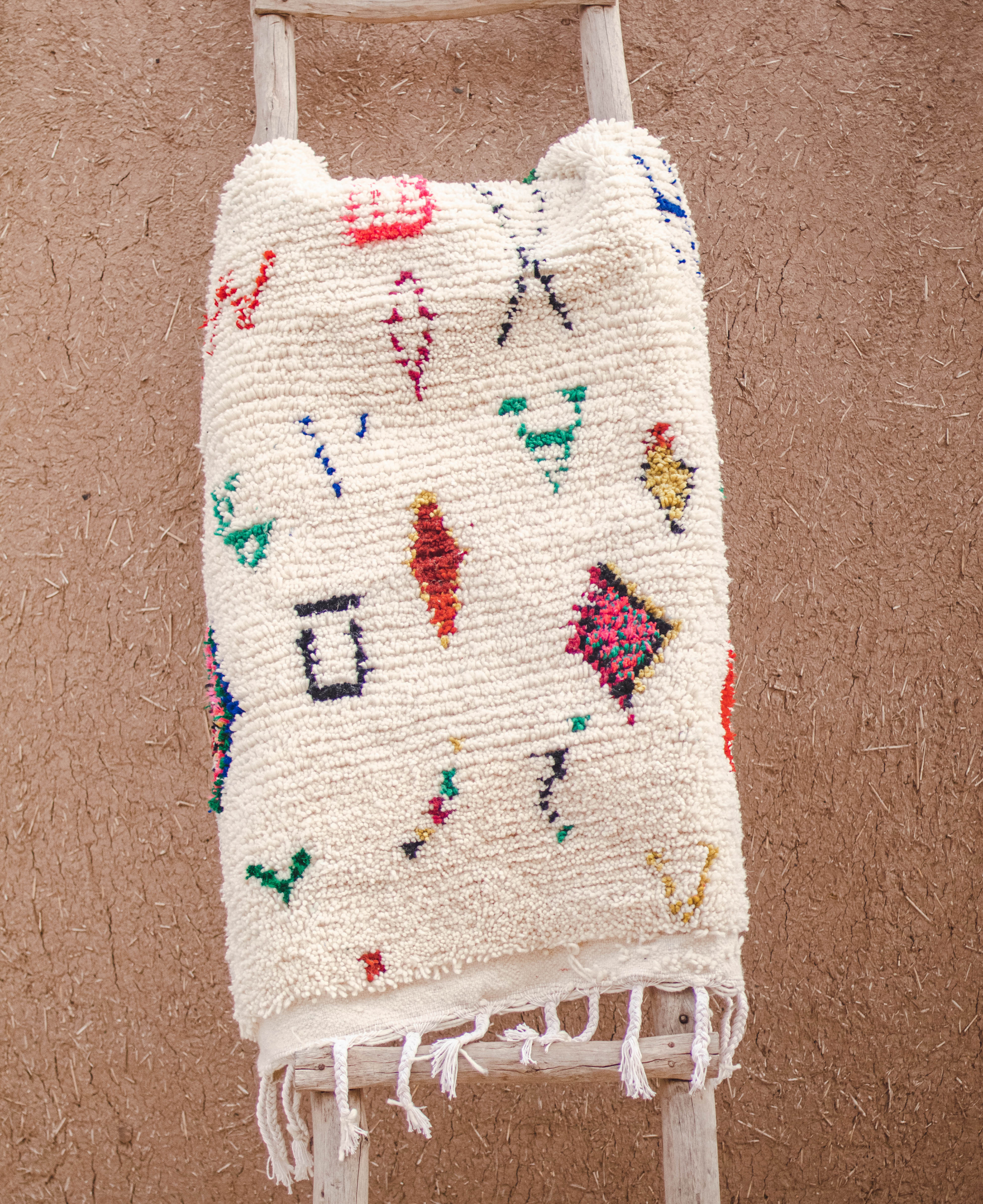 Moroccan Berber Beni Ourain Rug