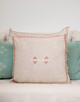 Handmade Moroccan Cactus Silk Cushion Cover - 23