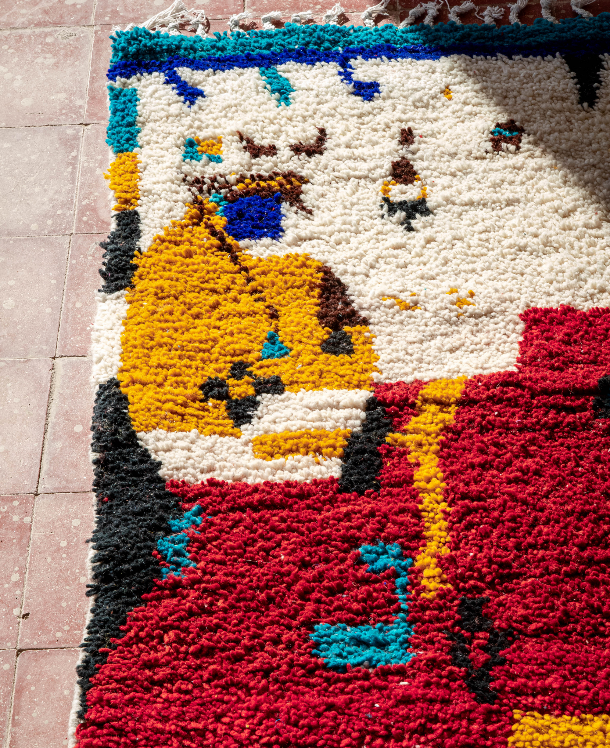 Moroccan Berber Beni Ourain Rug