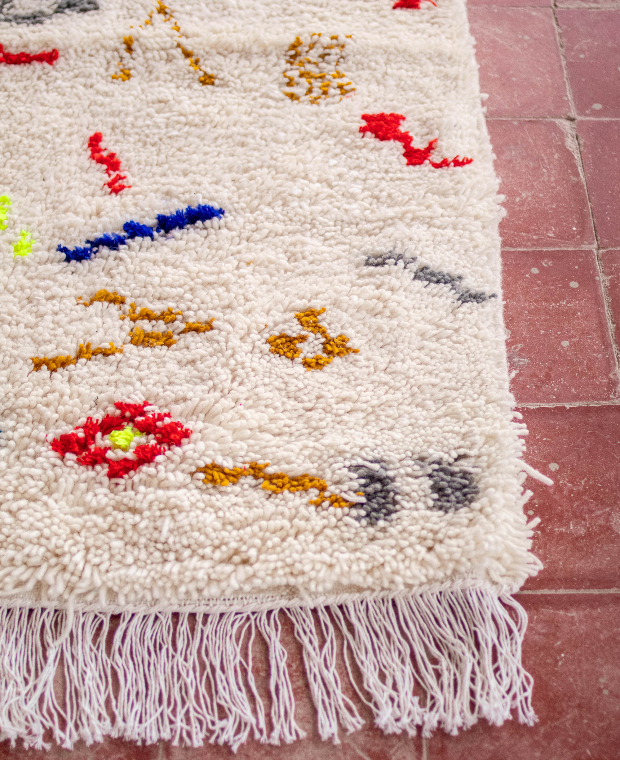 Moroccan Berber Beni Ourain Rug