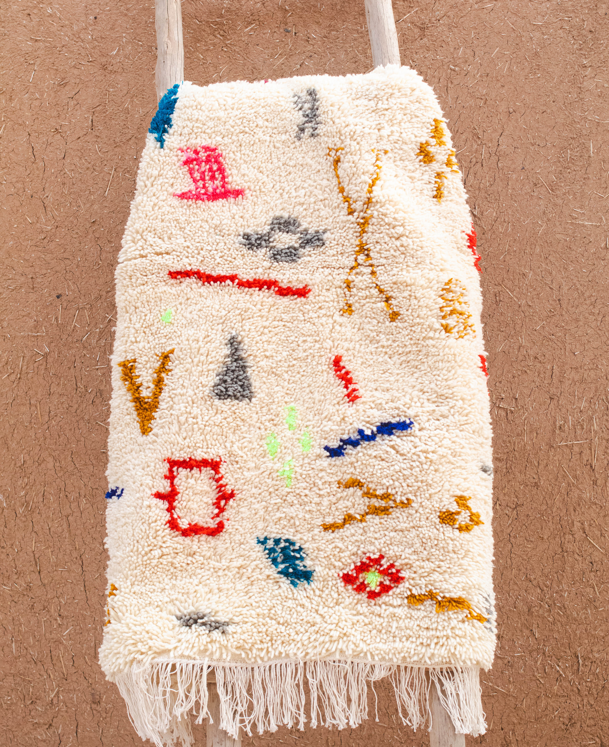 Moroccan Berber Beni Ourain Rug