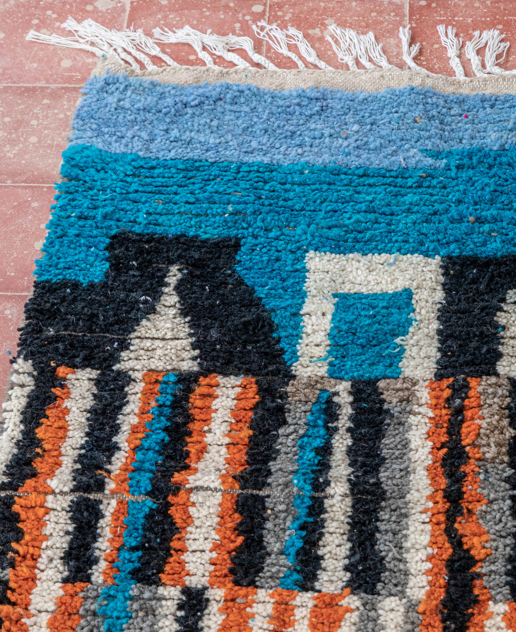 Moroccan Berber Beni Ourain Rug