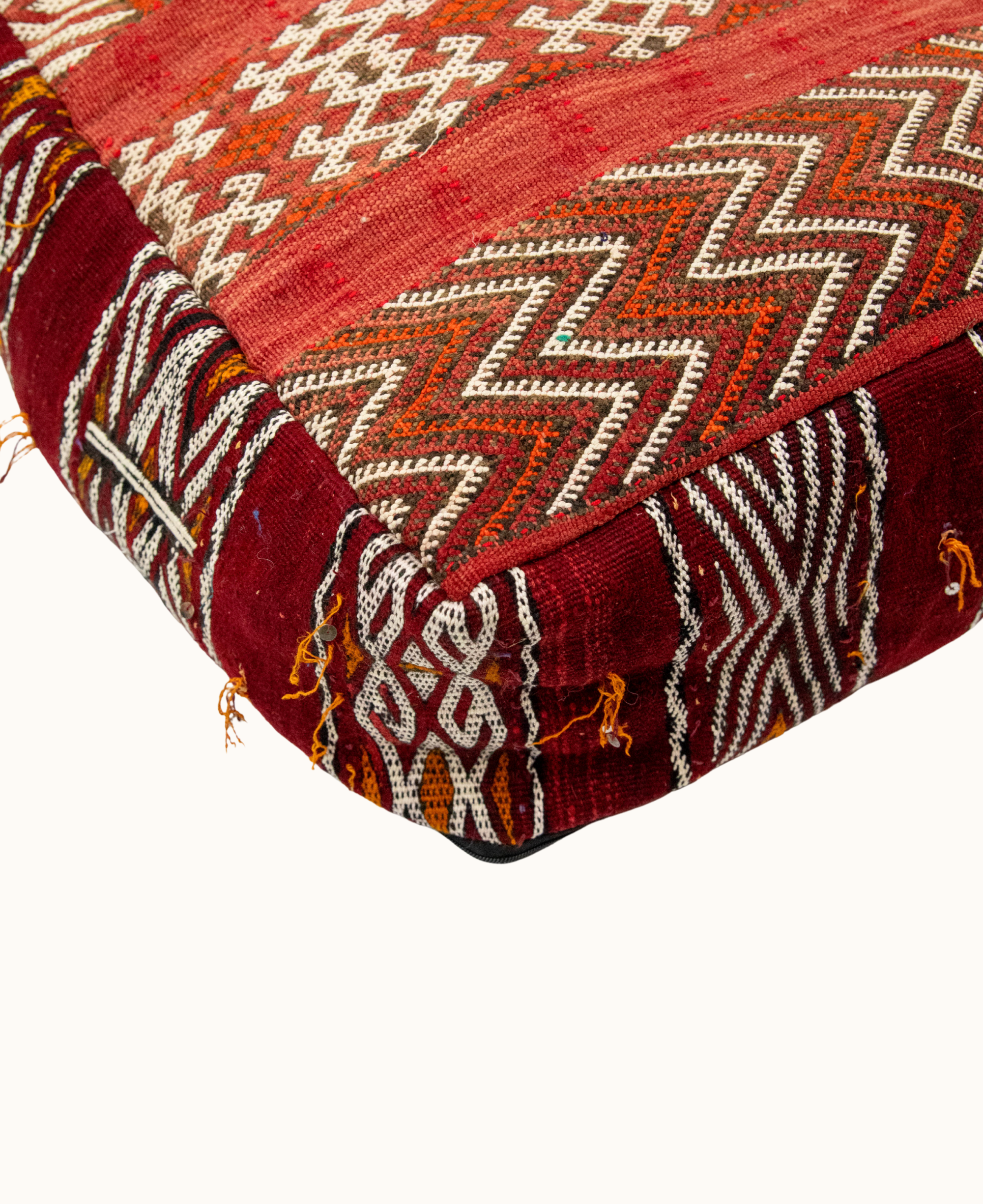 Handmade Moroccan Vintage Floor Cushion Pouf - 06