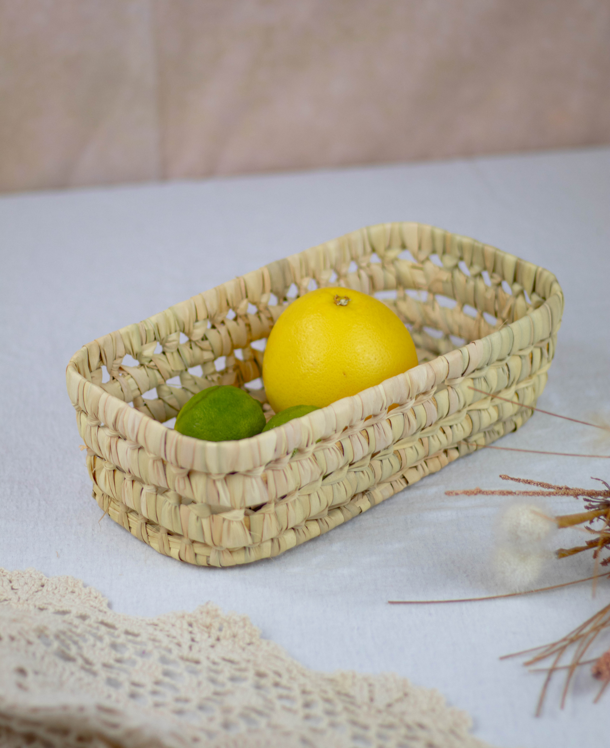 Handwoven Wicker Tray/Basket