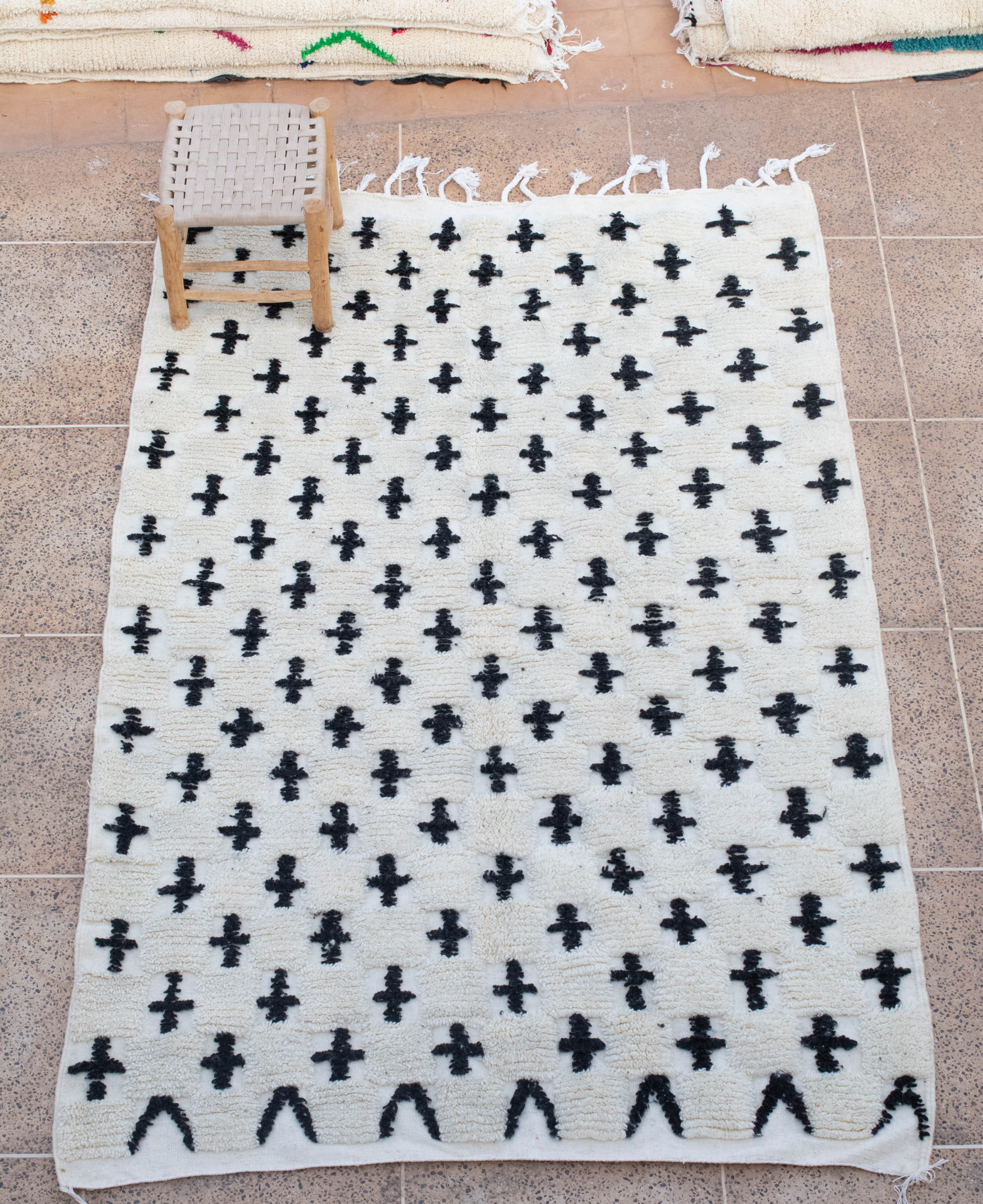 Moroccan Berber Beni Ourain Rug