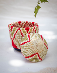 Hand-Woven Moroccan Wool Pot - 032