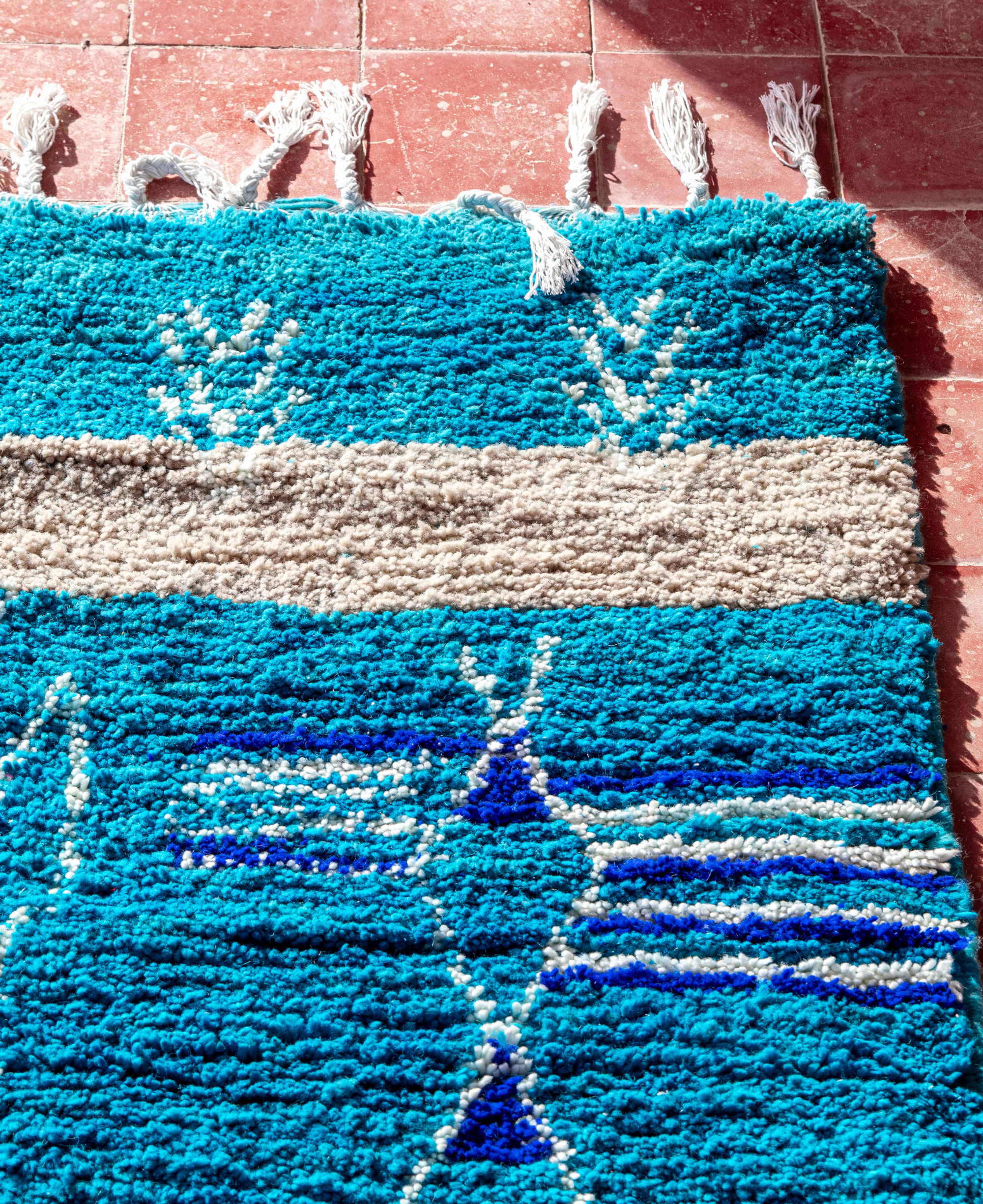 Moroccan Berber Beni Ourain Rug