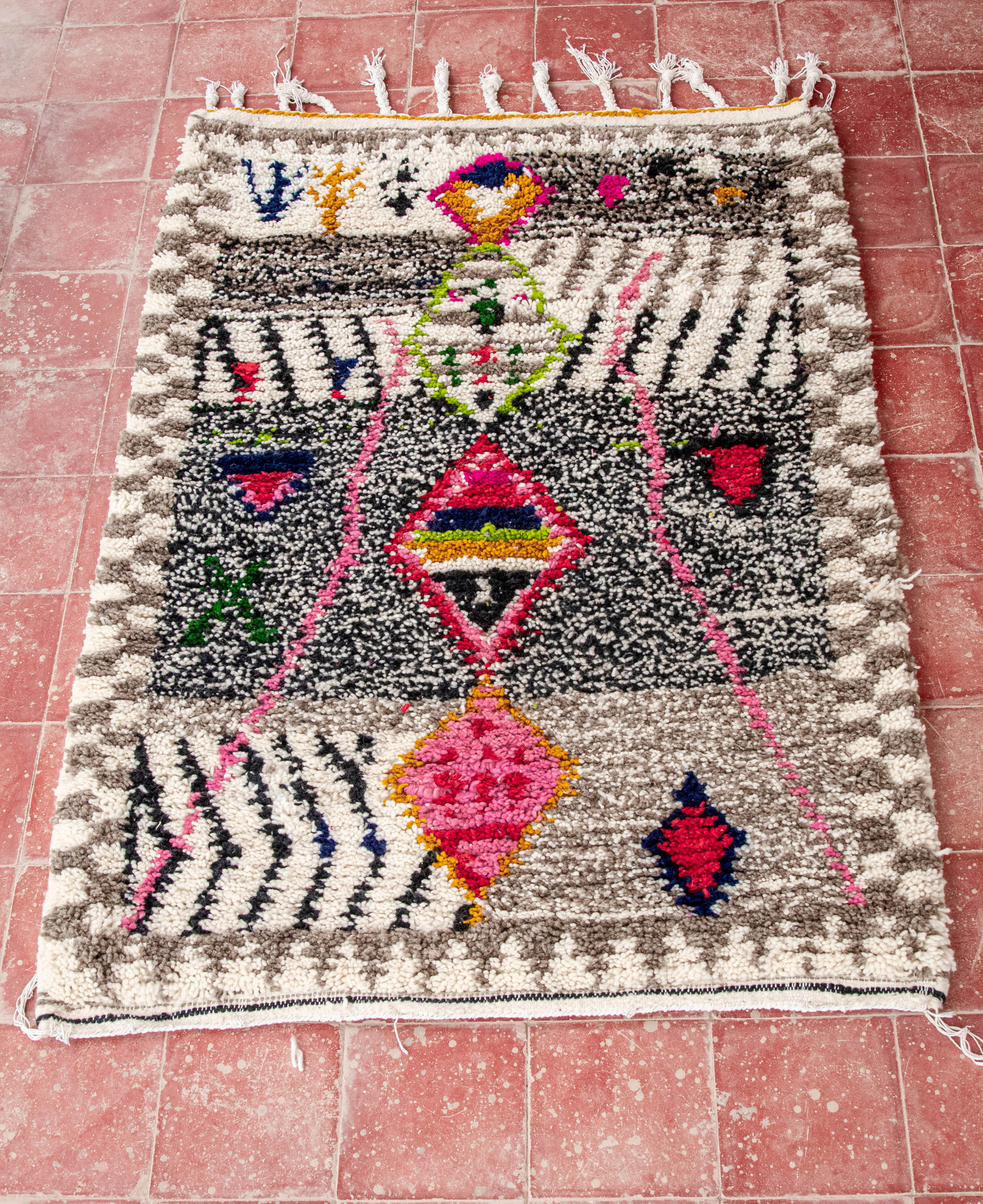 Moroccan Berber Beni Ourain Rug