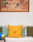 Handmade Moroccan Cactus Silk Cushion Cover - 10