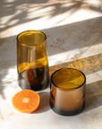 Recycled Moroccan Amber Tumbler/Highball Glass