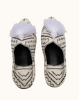 Moroccan Handmade Womens Babouche Slippers with African-Inspired Patterns