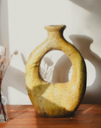 Handmade Moroccan Tamegroute Sculpture Candleholder