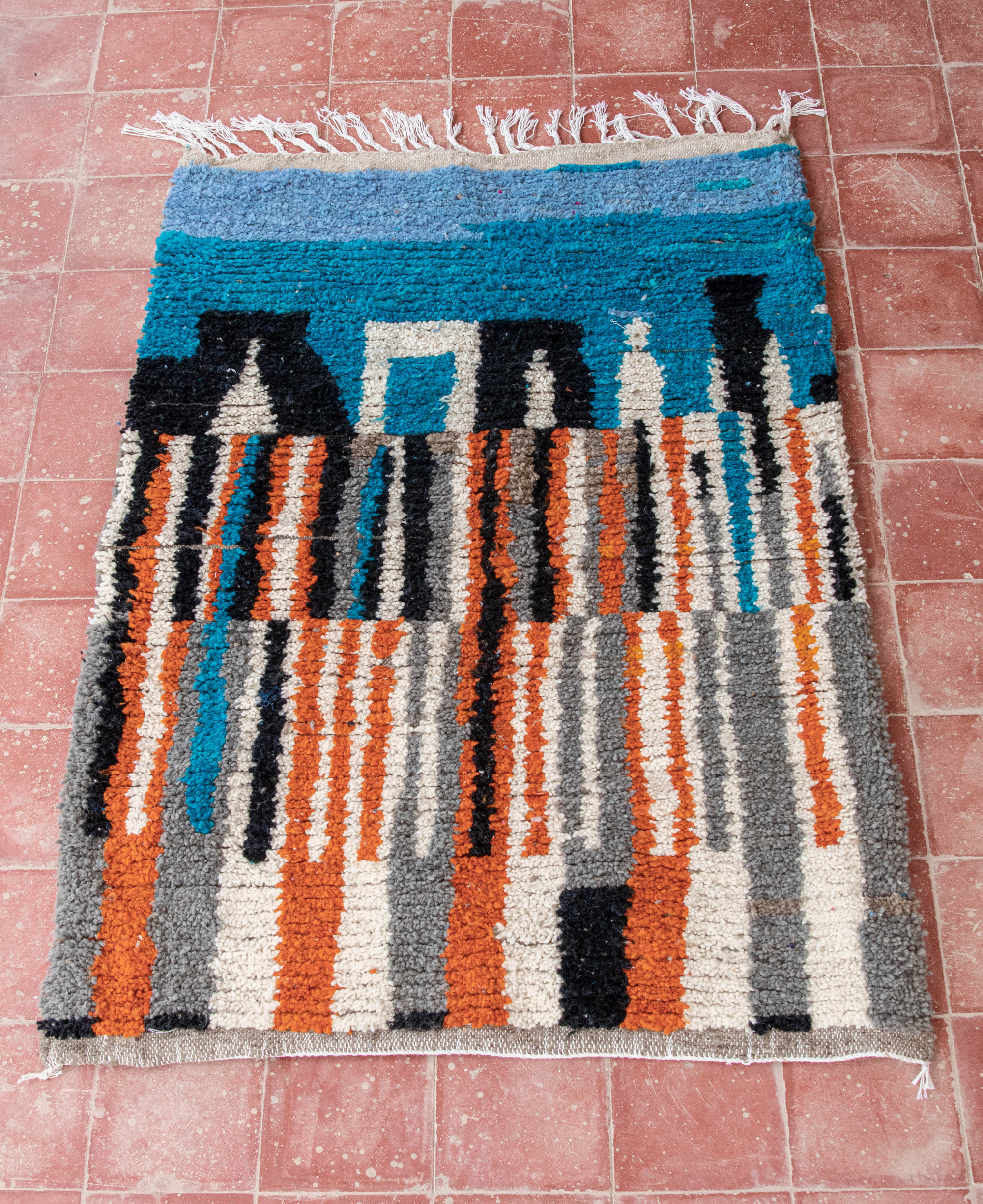 Moroccan Berber Beni Ourain Rug