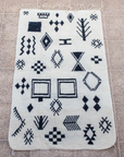 Moroccan Berber Beni Ourain Rug