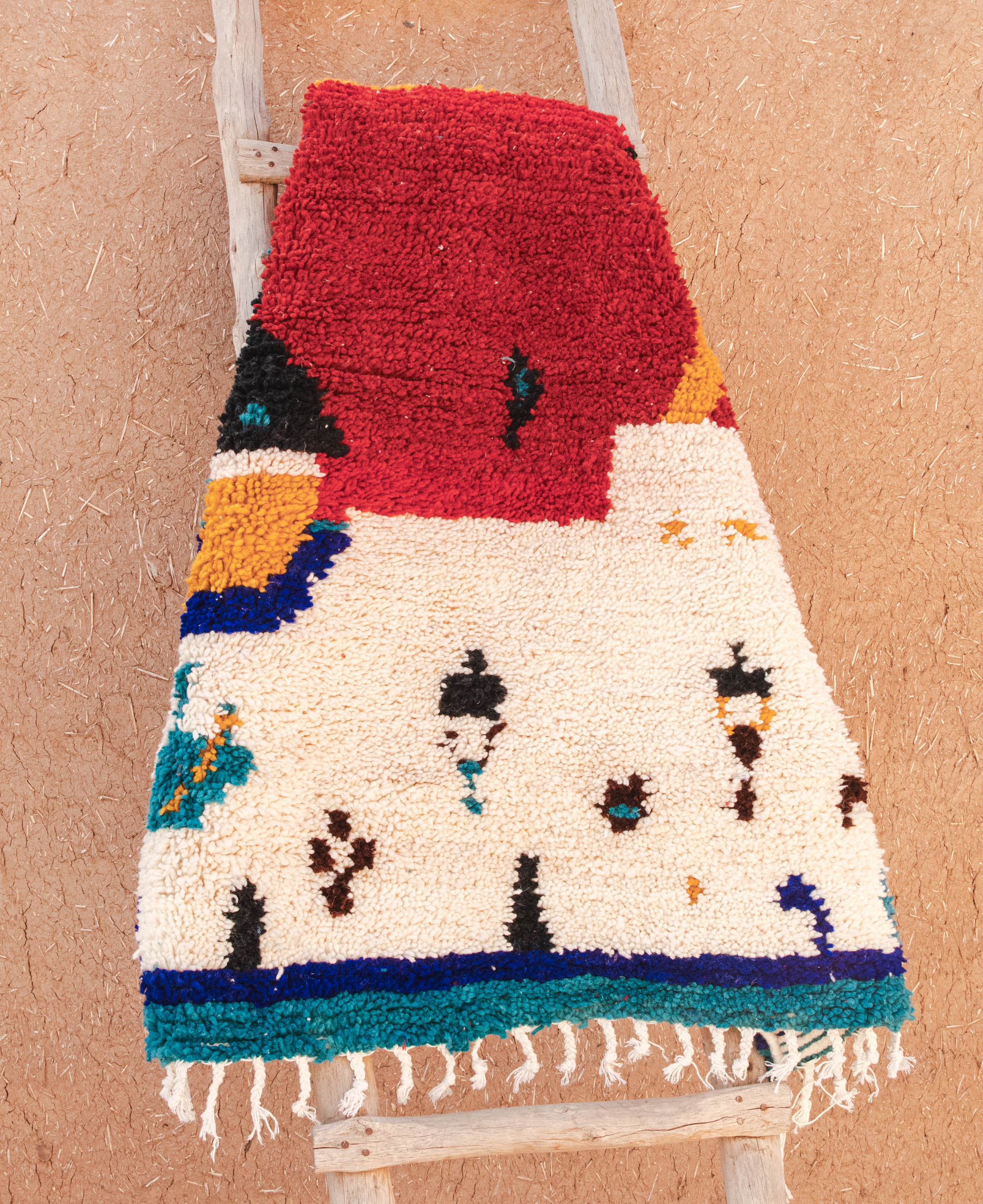 Moroccan Berber Beni Ourain Rug