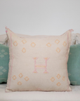 Handmade Moroccan Cactus Silk Cushion Cover - 24