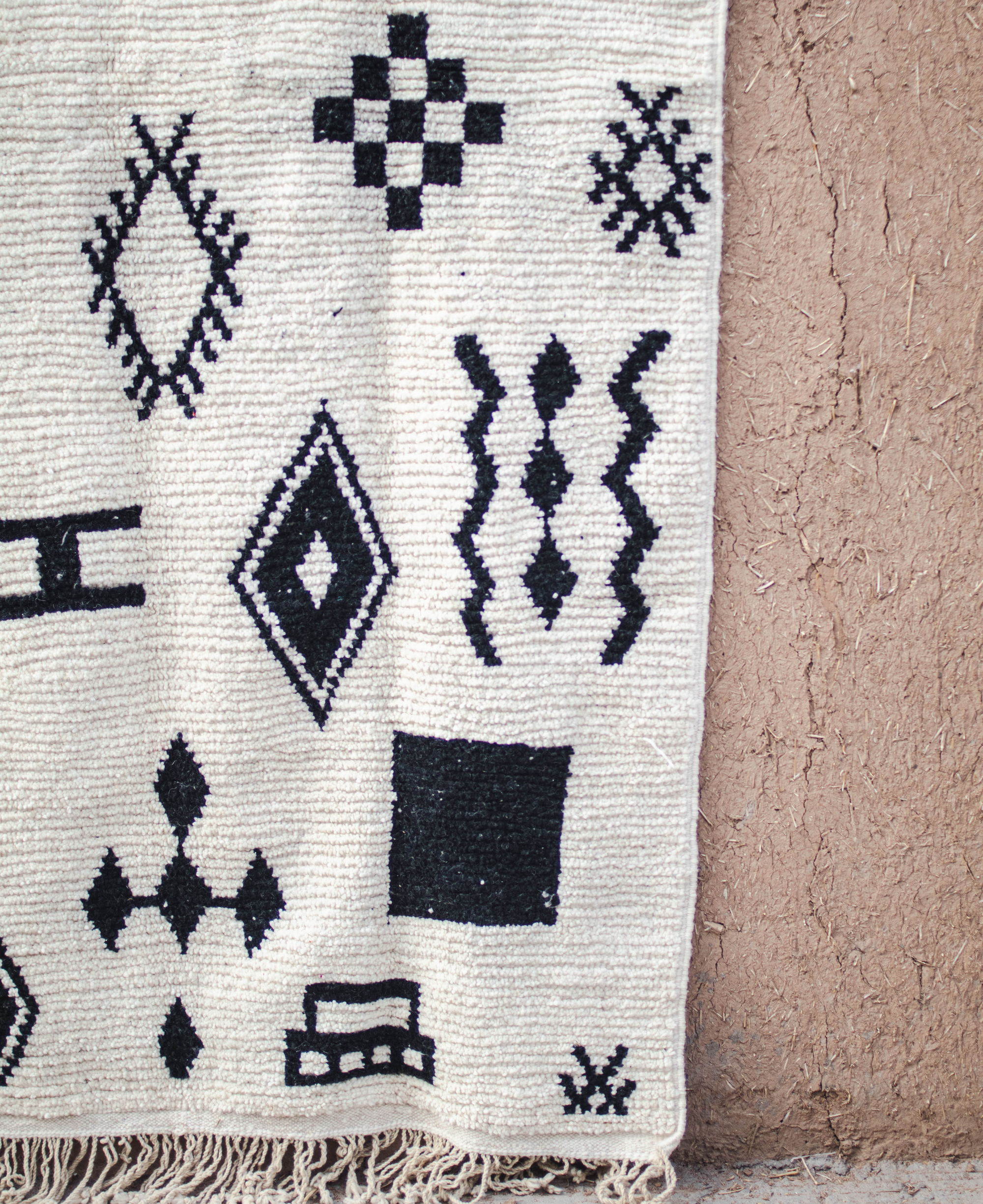 Moroccan Berber Beni Ourain Rug